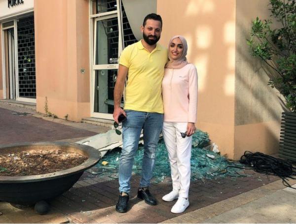 عروس لبنانية تحمد الله على نجاتها بعد أن أفسد انفجار بيروت فيديو العرس