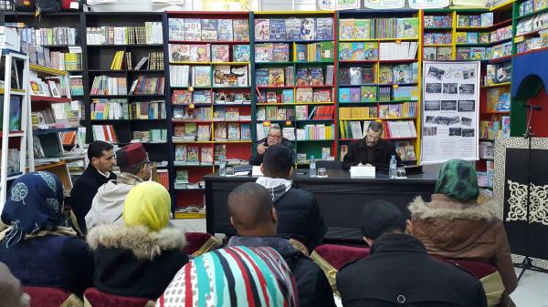 مكتبة بيت الحكمة تستضيف د. عبد اللطيف شهبون من خلال الشاعر المغربي  التستاوتي