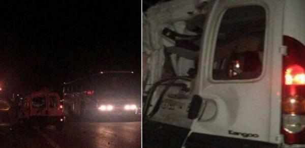 تعطل فرامل شاحنة يتسبب بحادث تصادم 30 سيارة بين تطوان وطنجة