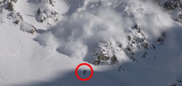 متزحلقان ينجوان من انهيار جليدي ضخم في سويسرا بفضل كلابهما(فيديو)