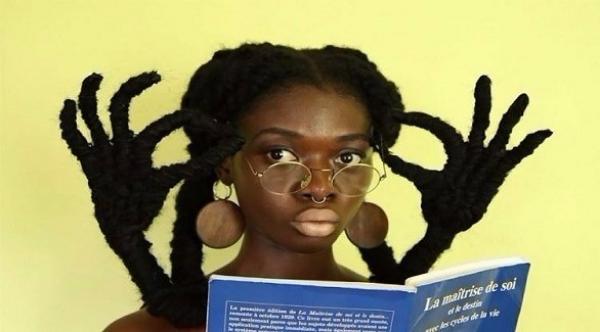 بالصور: فنانة مكياج تحول شعرها إلى أشكال مدهشة