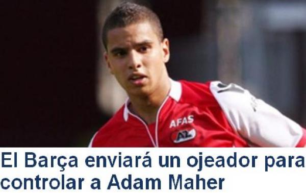 تقارير هولندية: برشلونة يتابع عن قرب اللاعب المغربي ادم ماهر