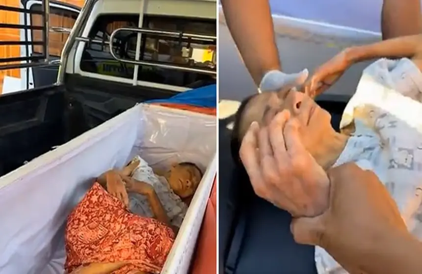 بالفيديو...تايلندية تعود للحياة قبل دقائق من حرق جثمانها!