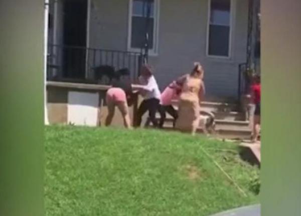 بالفيديو: كلاب تشارك في مشاجرة حامية بين 4 نساء بأمريكا