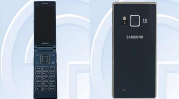 ظهور صور هاتف قابل للطي بشاشتين من سامسونغ