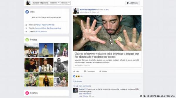 ضاع في أدغال بوليفيا فأنقذته مجموعة من القردة!