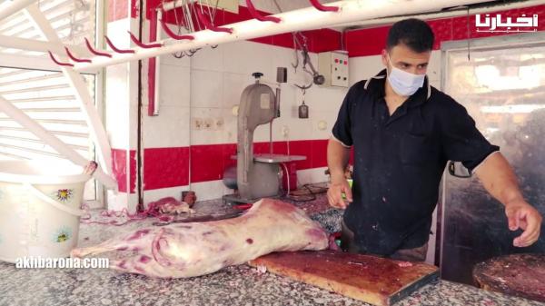 هكذا تمر عملية تقطيع "الحولي" في عيد الأضحى عند الجزار وهاشنو كيصايب للناس منو