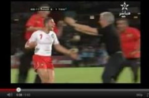تاعرابت يسجل الهدف الثاني للمنتخب المغربي 