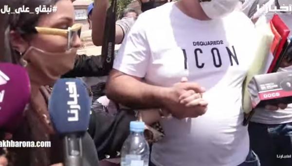 شاهد لحظة خروج دنيا بطمة من المحكمة ومعجبوها يهتفون "الله ينصرك"