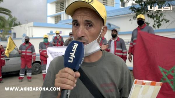 صرخة عمال النظافة..شركة بالصخيرات طردت الممثل النقابي ديالهم وبغات تنكرهم في 9 سنوات ديال العمل