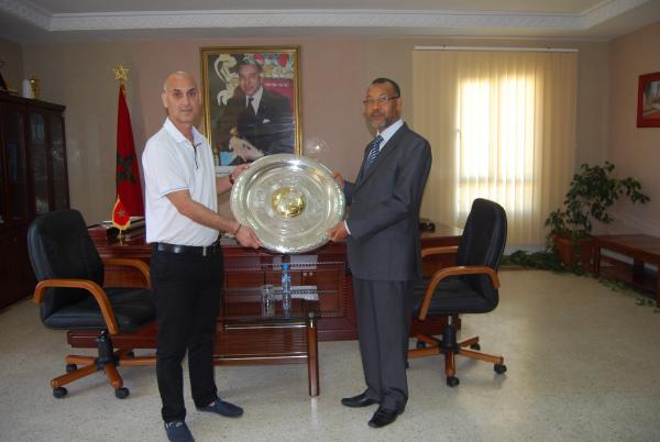 عبد الواحد سريحن : " هناك اصوات تنزل للساحة وتصرح بأرقام الدعم  للفريق هو عمل فيه نوع من الانتهازية والاحتقار للساكنة والجمهور الرياضي"