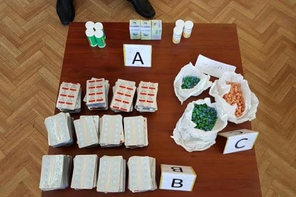 أمن سلا يحجز 21600 قرص مهلوس من نوع “نورداز”