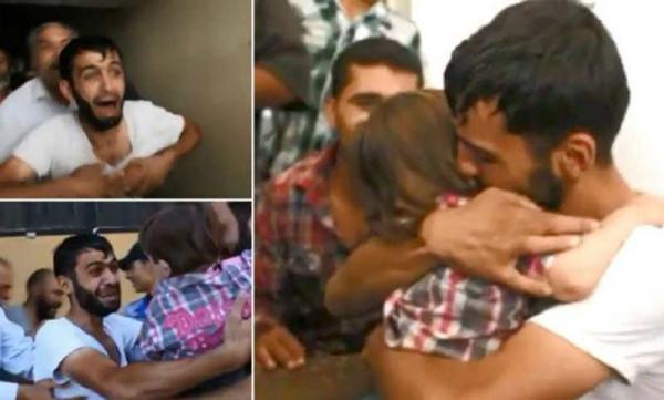 شاهد فرحة أب اعتقد أنّ ابنه توفى في الهجوم الكيميائي