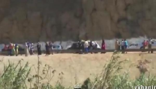 مشهد مؤلم على الحدود المغربية الجزائرية