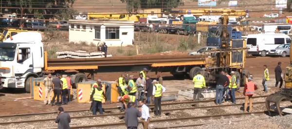 عمليات فرق الـ ONCF بوقنادل لاستعادة حركة سير القطارات