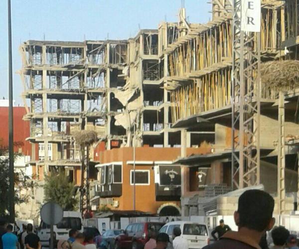 صورة العمارة التي انهارت