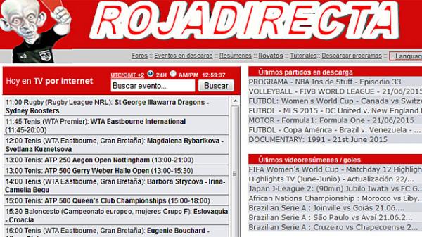 توقيف بث مباريات كرة القدم عبر موقع "روخا ديريكتا"  