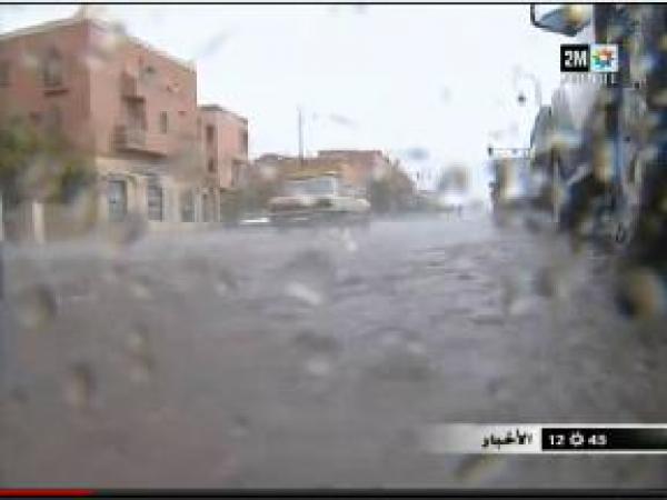 التساقطات المطرية الأخيرة و أثارها على الساكنة