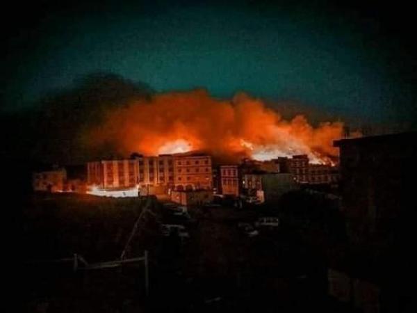 شاهد كيف أتت حرائق باب برد على الأخضر واليابس