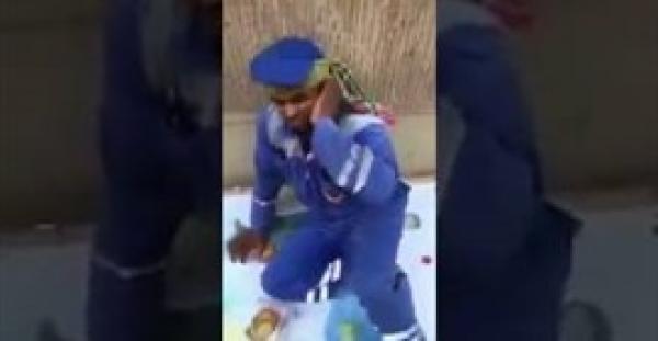 بالفيديو.. لحظة صفع سعودي عامل نظافة أفطر نهار رمضان