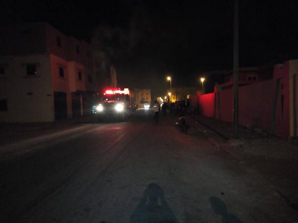 بالفيديو : إندلاع حريق مهول بداخل مخبرة بمدينة الداخلة