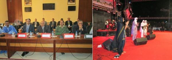 بوجدور تتألق في اليوم الثاني من مهرجان "أكبار" وعبد العزيز رباح يستعرض حصيلة عمل وزارته أمام المنتخبين