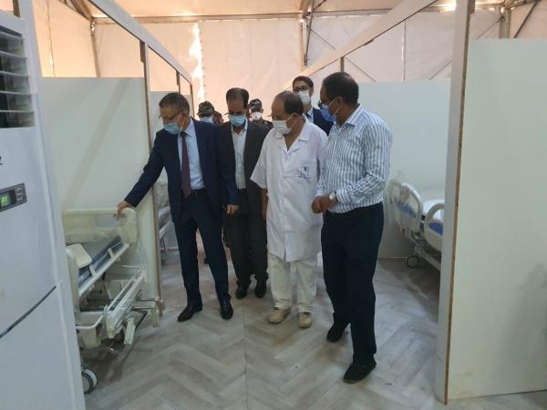 والي الجهة يتفقد تقدم أشغال بناء المستشفى الميداني ببني ملال وطاقته الاستعابية تصل إلى 100 سرير