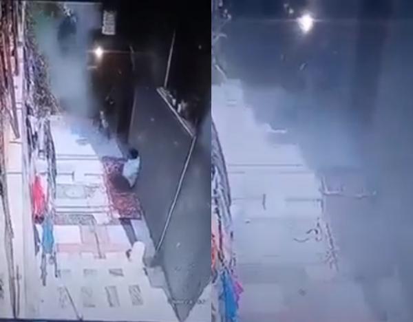 نجا بأعجوبة.. لحظة سقوط صاروخ إسرائيلي على منزل فلسطيني دون أن ينفجر