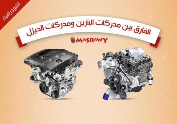 الفارق بين السيارة البنزين والديزل وأيهما الأنسب للمواصفات المصرية؟ (إنفوجراف)