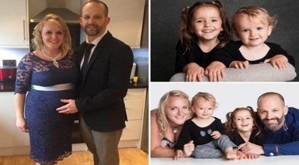 في حالة نادرة... بريطانية تنجب طفلتين توأم بفارق عامين بينهما