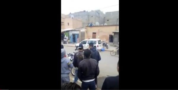 مطاردة الشرطة لمجرم خطير بمراكش