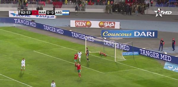 شاهد هدف فوز المنتخب الأرجنتيني أمام المنتخب المغربي