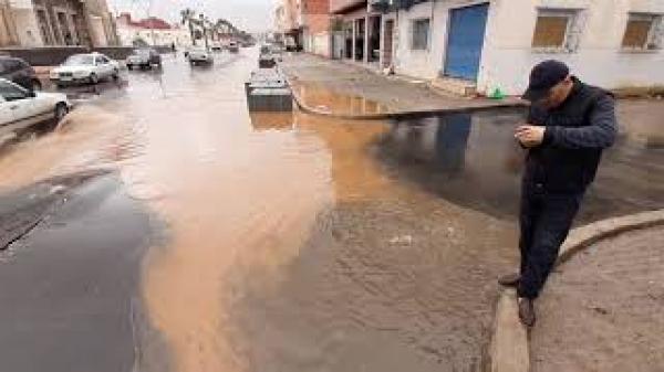 أمطار الخير تعري البنية التحتية الحديثة بالناظور