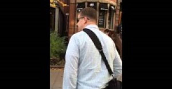 بالفيديو.. شاهد ماذا فعلت امرأة مع رجل صورها دون إذن