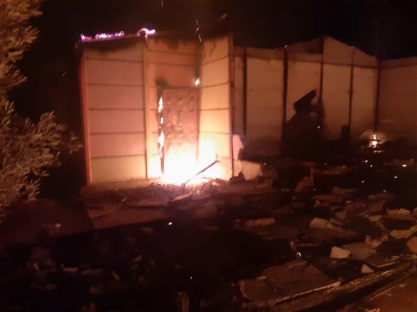 اندلاع حريق مهول في مؤسسة للتعليم الابتدائي بالكارة والخسائر فادحة(صور)