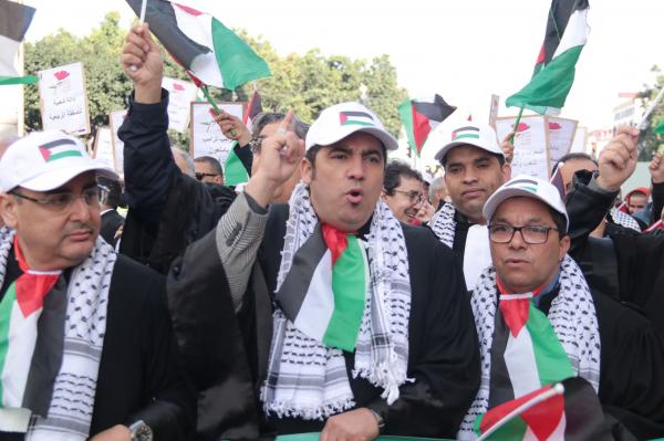 محامو المغرب: سنكون في الصفوف الأولى للدفاع عن القضية الفلسطينية