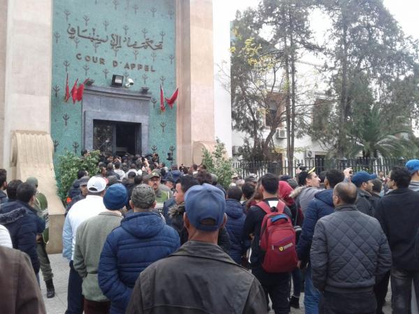 عاجل..محكمة الإستئناف بفاس تصدر أحكاما بالسجن في حق متابعين في قضية إغتيال الطالب بنعيسى آيت الجيد