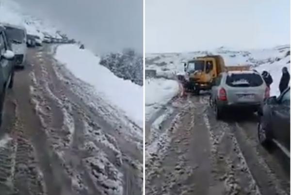 التساقطات الثلجية تحاصر مواطنين بين الحاجب وازرو