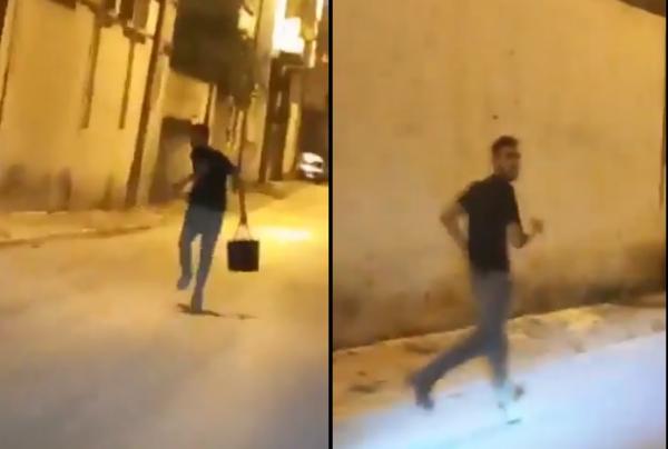 مطاردة هوليهودية للص سرق حقيبة امرأة بطنجة