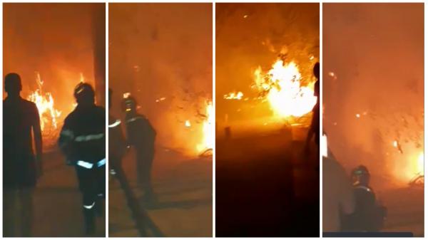 بالفيديو: حريق مهول بحقل ينتقل للمنازل ويرعب الساكنة وتدخل الوقايةالمدنية ينقذ حيا سكنيا بأكمله