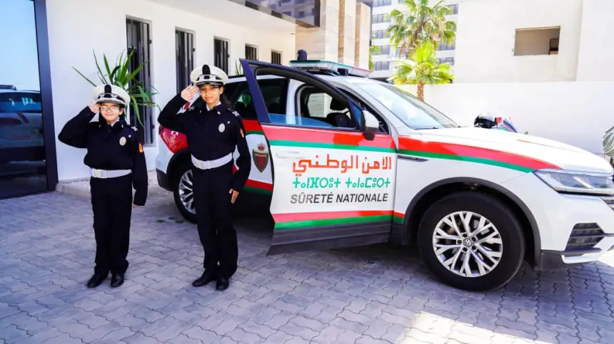ولاية أمن أكادير تحتفي بالطفلتين "وئام وسارة"