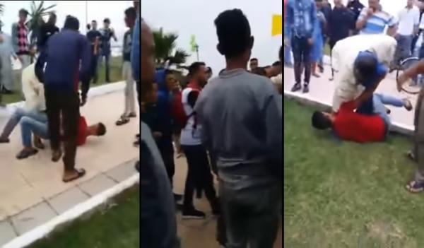 الجديدة: صحراوي يحكم قبضته على شفار و يشبعه ضربا بعد ضبطه متلبسا