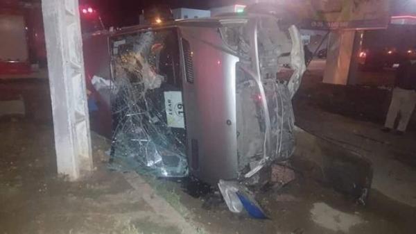 حادثة سير خطيرة ضواحي القنيطرة والحصيلة ثقيلة(صور)