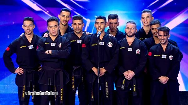 عرض مبهر لفريق تكواندو مغربي في Arabs Got Talent