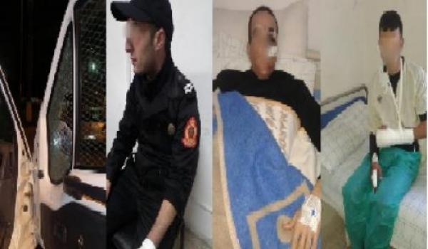 الحسيمة .. إصابة عدة عناصر من قوات الأمن في مواجهات مع متظاهرين