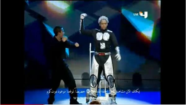 عرض رائع من مشارك مغربي في arabs got talent