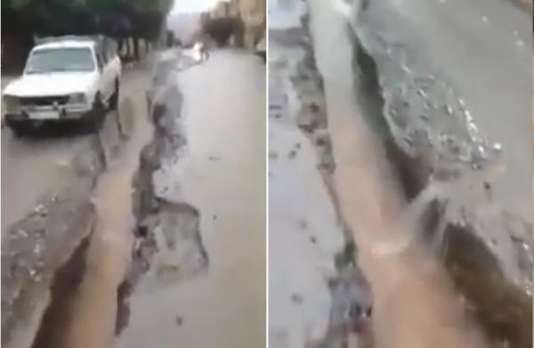 الأمطار تفضح هشاشة الطرق بمدينة بركان