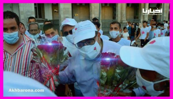 ادريس لشكر يقود الحملة الانتخابية للاتحاد الاشتراكي بمدينة تطوان