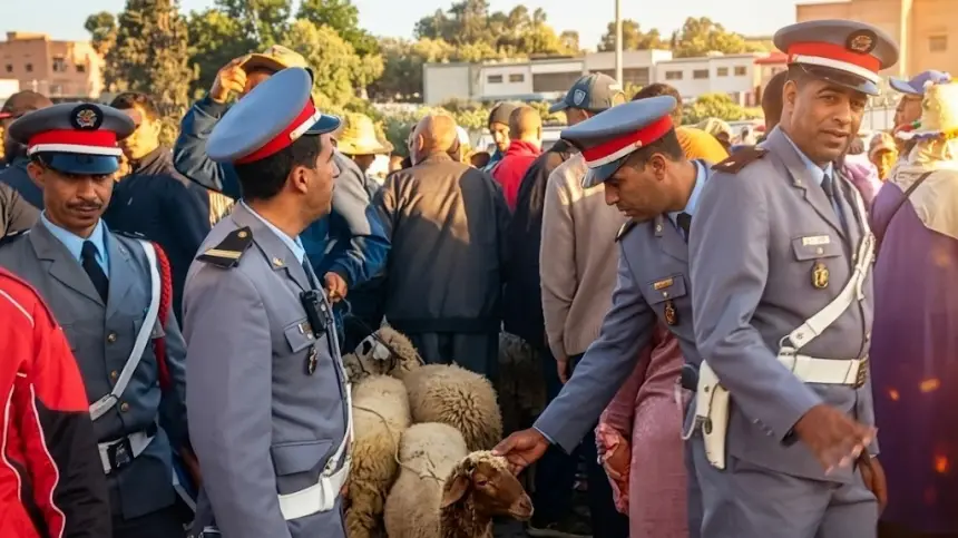 وزان.. الجدارمية ديال عين دريج صبحو في سوق الحولي لمحاربة الشناقة وحفظ الأمن