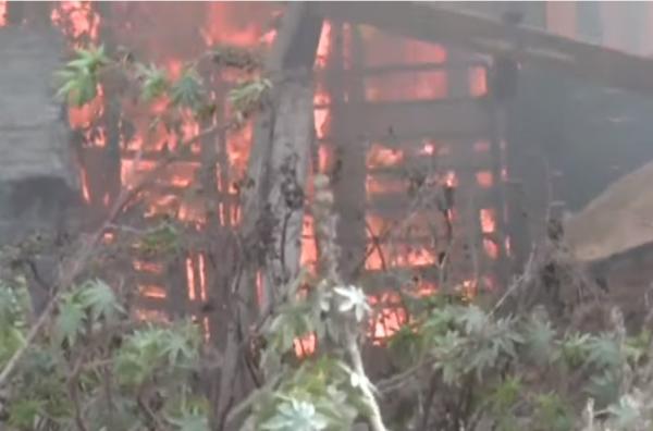 فيديو .. حريق يأتي على مطرح للمتلاشيات بتيط مليل